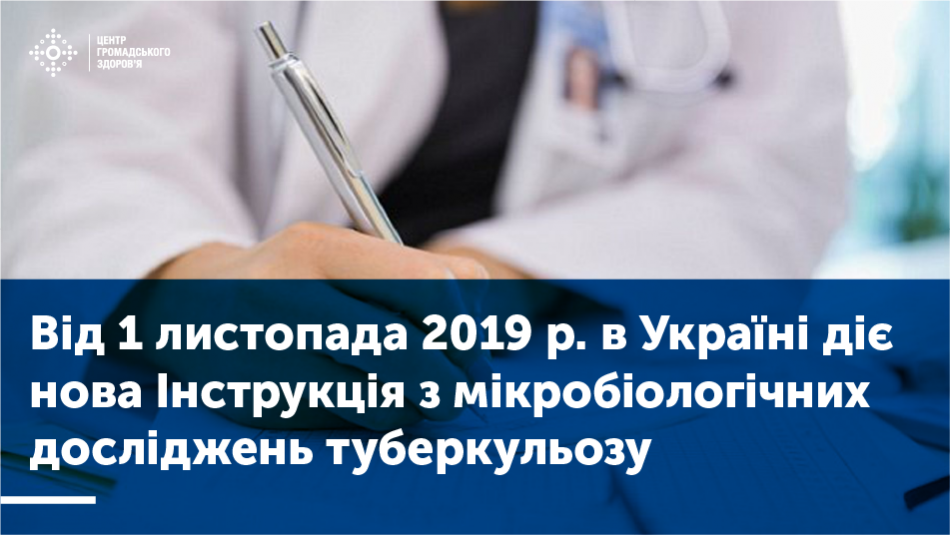 В Україні офіційно затвердили сучасні стандарти мікробіологічної діагностики туберкульозу