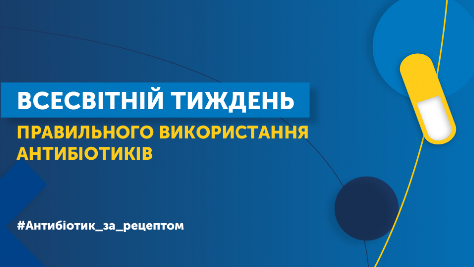 Всесвітній тиждень правильного використання антибіотиків. Що найважливіше варто знати про антибіотики