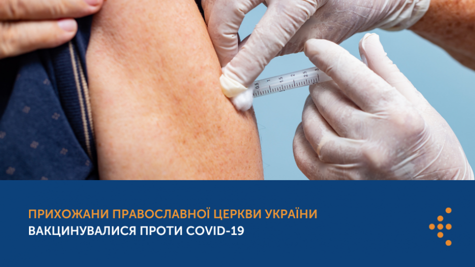 Прихожани Православної Церкви України вакцинувалися проти COVID-19