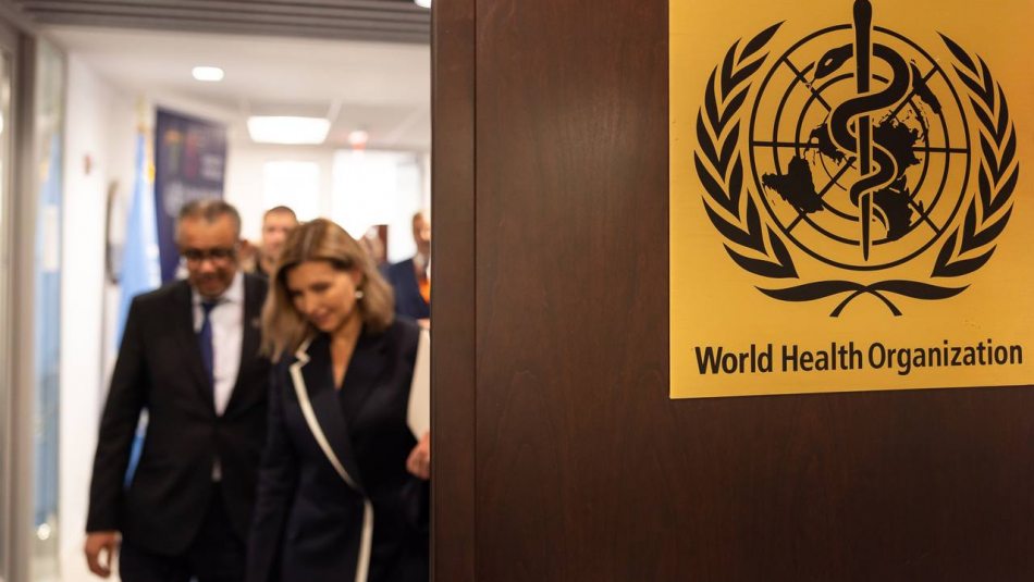 Олена Зеленська зустрілась у США з гендиректором ВООЗ й обговорила тему ментального здоров’я
