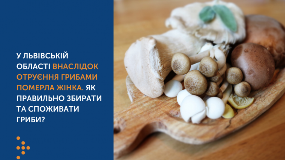 У Львівській області внаслідок отруєння грибами померла жінка. Як правильно збирати та споживати гриби?