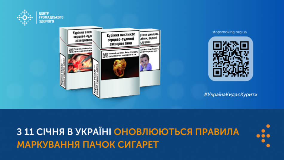 В Україні оновлюються правила маркування пачок сигарет: що зміниться та чому це важливо для збереження здоров’я (фото) 