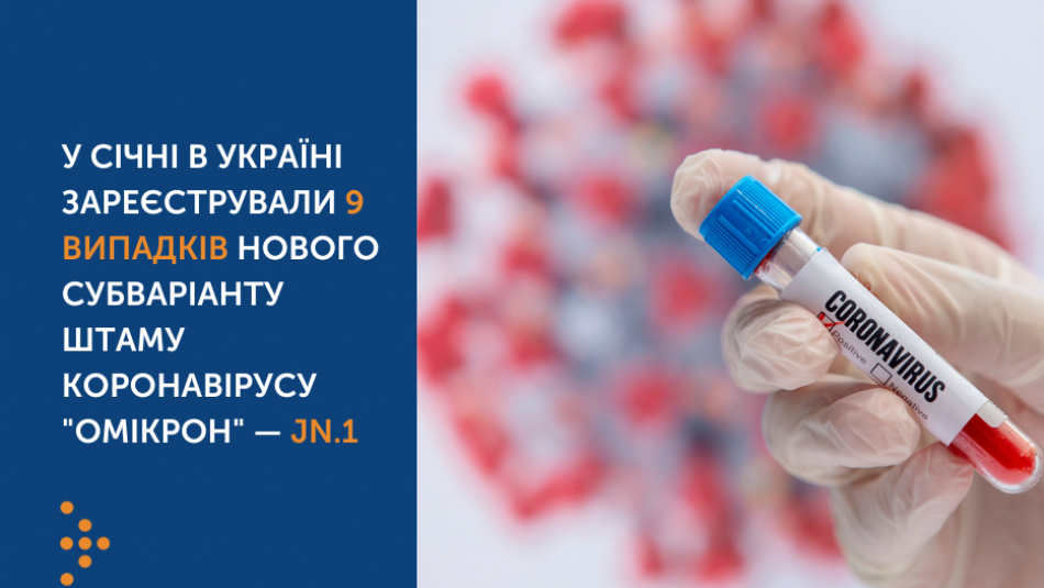 "Дженні" в Україні: у січні зареєстрували 9 випадків нового субваріанту штаму коронавірусу "Омікрон"