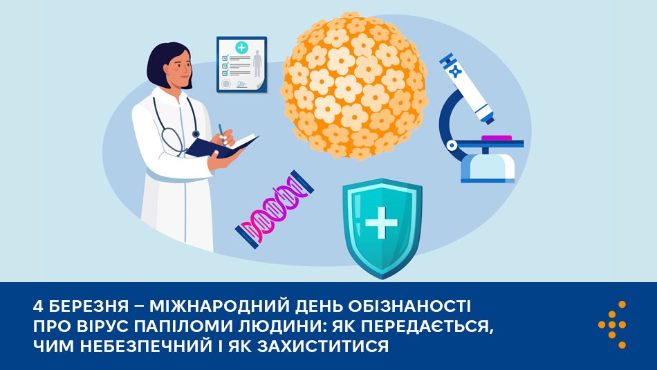 4 березня — Міжнародний день обізнаності про вірус папіломи людини (ВПЛ).