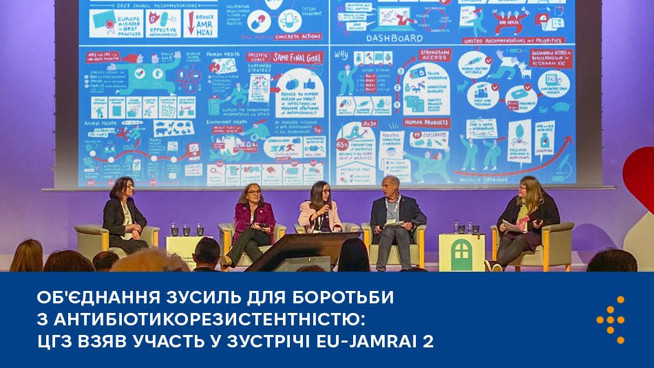 Об'єднання зусиль для боротьби з антибіотикорезистентністю: ЦГЗ взяв участь у зустрічі EU-JAMRAI 2