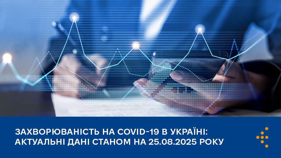 Захворюваність на COVID-19 в Україні: актуальні дані станом на 25.08.2025 року