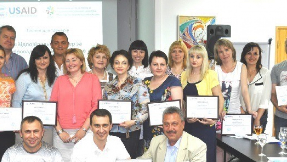 Тренінг для тренерів “Відповідальний лідер за впровадження інфекційного контролю”