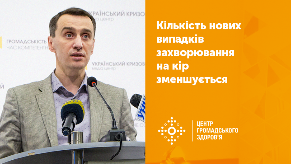 Кількість нових випадків захворювання на кір зменшується