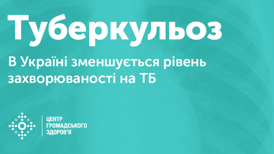 В Україні зменшується рівень захворюваності на туберкульоз