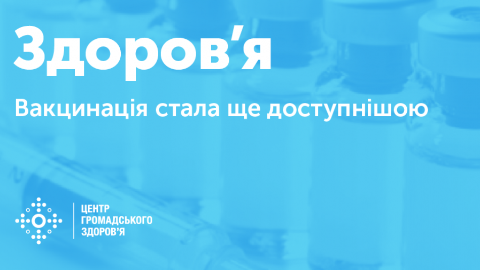 Вакцинація стала ще доступнішою: знято застарілі обмеження щодо лікарів-ФОП і кабінетів щеплень